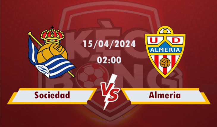 Nhận định, soi kèo Sociedad vs Almeria, 02h00 ngày 15/4/2024