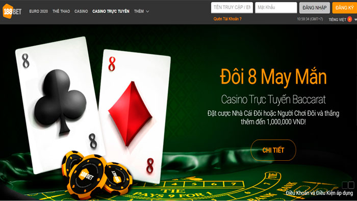 Casino trực tuyến 188bet