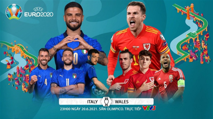 Trực tiếp Italia vs Xứ Wales