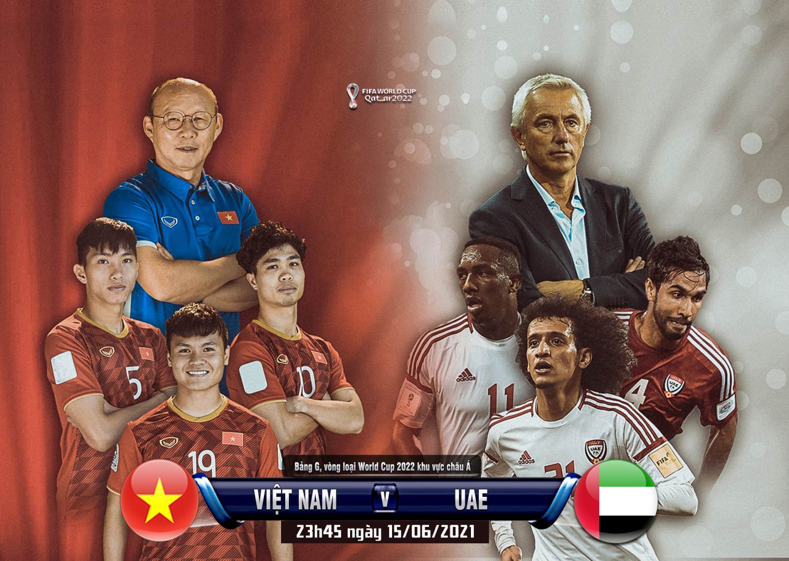 Trực tiếp Việt Nam vs UAE